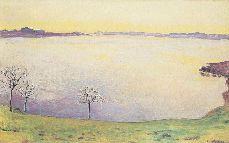 Ferdinand Hodler Genfersee von Chexbres aus